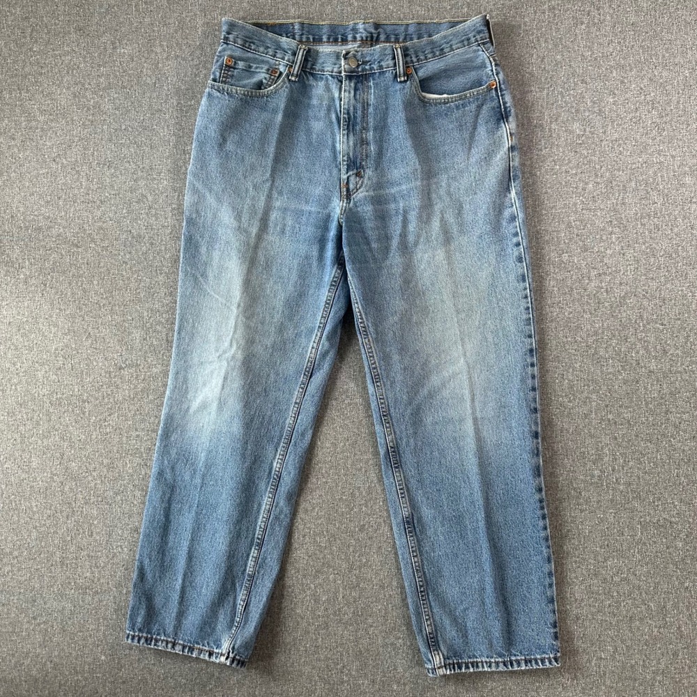 Levi's Jeans Mens 36 550 Relaxed Fit Blue Tapered Leg Denim Pants